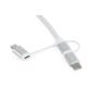 Дата кабель USB 2.0 AM to Lightning + Micro 5P + Type-C 1.0m Cablexpert (CC-USB2-AMLM32-1M-W) - 4 Дата кабель USB 2.0 AM to Lightning + Micro 5P + Type-C 1.0m Cablexpert (CC-USB2-AMLM32-1M-W) - 4