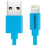 Дата кабель USB 2.0 AM to Lightning 1.0m MFI Blue ADATA (AMFIPL-100CM-CBL) - 1 Дата кабель USB 2.0 AM to Lightning 1.0m MFI Blue ADATA (AMFIPL-100CM-CBL) - 1