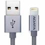 Дата кабель USB 2.0 AM to Lightning 1.0m MFI Titanium ADATA (AMFIAL-100CMK-CTI) - 1