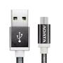 Дата кабель USB 2.0 AM to Micro 5P 1.0m Black ADATA (AMUCAL-100CMK-CBK) - 1