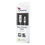Дата кабель USB 2.0 AM to Micro 5P 1.0m Silver ADATA (AMUCAL-100CMK-CSV) - 3 Дата кабель USB 2.0 AM to Micro 5P 1.0m Silver ADATA (AMUCAL-100CMK-CSV) - 3