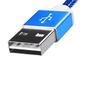 Дата кабель USB 2.0 AM to Micro 5P 1.0m Blue ADATA (AMUCAL-100CMK-CBL) - 2