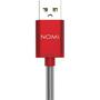 Дата кабель USB 2.0 AM to Micro 5P 1.0m DCMQ Red Nomi (316211) - 1