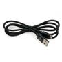 Дата кабель USB 2.0 AM to Micro 5P 1m nylon black Vinga (VCPDCMNB1BK) - 2