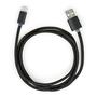 Дата кабель USB 2.0 AM to Lightning 1m LED black Vinga (VCPDCLLED1BK) - 2
