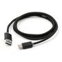 Дата кабель USB 2.0 AM to Type-C 1m LED black Vinga (VCPDCTCLED1BK) - 2