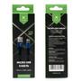 Дата кабель USB 2.0 AM to Micro 5P 1m flat nylon blue Vinga (VCPDCMFNB1B) - 3