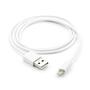 Дата кабель USB 2.0 AM to Lightning PVC 1m white Vinga (VCPDCL1W) - 2