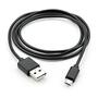 Дата кабель USB 2.0 AM to Micro 5P PVC 1m black Vinga (VCPDCM1BK) - 1 Дата кабель USB 2.0 AM to Micro 5P PVC 1m black Vinga (VCPDCM1BK) - 1