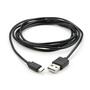 Дата кабель USB 2.0 AM to Micro 5P PVC 1.8m black Vinga (VCPDCM1.8BK) - 1