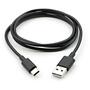 Дата кабель USB 2.0 AM to Type-C PVC 1m black Vinga (VCPDCTC1BK) - 1
