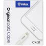 Дата кабель USB 2.0 AM to Micro 5P 1.0m CK-31 White Inkax (F_72187) - 1