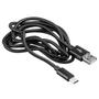 Дата кабель USB 2.0 AM to Type-C 1.5m DC-TC-152NR black Greenwave (R0015190) - 1
