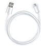 Дата кабель USB 2.0 AM to Micro 5P Metal Spring Series Silver (2A) Gelius (56748) - 1