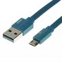 Дата кабель USB 2.0 AM to Micro 5P 1.0m Kerolla blue Remax (RC-094M1M-BLUE) - 1