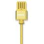 Дата кабель USB 2.0 AM to Type-C 1.0m Gravity series Magnetic gold Remax (RC-095A-GOLD) - 2