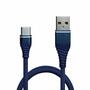 Дата кабель USB 2.0 AM to Type-C 1.2m blue Grand-X (NC02BL) - 1