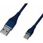 Дата кабель USB 2.0 AM to Type-C 1.2m 2A Blue Grand-X (NC012BL) - 1