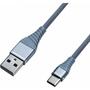 Дата кабель USB 2.0 AM to Type-C 1.2m 2A Grey Grand-X (NC012GR) - 1