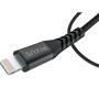 Дата кабель USB 2.0 AM to Lightning 1.0m MFI Flex Black Pixus (4897058530957) - 4