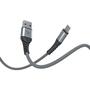 Дата кабель USB 2.0 AM to Lightning 1.0m MFI Flex Gray Pixus (4897058530971) - 3