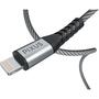 Дата кабель USB 2.0 AM to Lightning 1.0m MFI Flex Gray Pixus (4897058530971) - 4