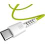 Дата кабель USB 2.0 AM to Type-C 1.0m Soft white/lime Pixus (4897058531169) - 1