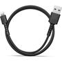 Дата кабель USB 2.0 AM to Lightning 1.0m Soft black Pixus (4897058530933) - 1