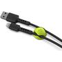 Дата кабель USB 2.0 AM to Lightning 1.0m Soft black Pixus (4897058530933) - 3