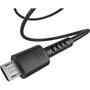 Дата кабель USB 2.0 AM to Micro 5P 1.0m Soft black Pixus (4897058530926) - 1