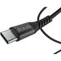 Дата кабель USB 2.0 AM to Type-C 1.0m Flex Black Pixus (4897058530902) - 4