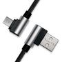 Дата кабель USB 2.0 AM to Micro 5P 1.0m Premium black REAL-EL (EL123500031) - 1