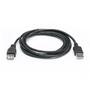 Дата кабель USB 2.0 AM/AF 2.0m Pro black REAL-EL (EL123500028) - 1