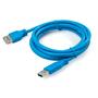Дата кабель USB 3.0 AM/AF 1.8m Vinga (VCPUSB3AMAF1.8B) - 1