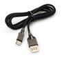 Дата кабель USB 2.0 AM to Type-C 1.0m 2-sides usb nylon black Vinga (VCPDCTC2SNB1BK) - 2