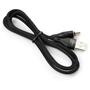 Дата кабель USB 2.0 AM to Type-C 1.0m cylindric nylon back Vinga (VCPDCTCCANB1BK) - 2