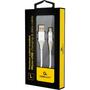 Дата кабель USB 2.0 Micro 5P to AM Cablexpert (CC-USB2B-AMmBM-1M-BW2) - 1 Дата кабель USB 2.0 Micro 5P to AM Cablexpert (CC-USB2B-AMmBM-1M-BW2) - 1
