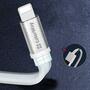 Дата кабель USB 2.0 AM to Lightning 0.25m white ColorWay (CW-CBUM-LM25W) - 4