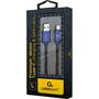 Дата кабель USB 2.0 AM to Type-C 1.0m Cablexpert (CC-USB2J-AMCM-1M-BL) - 1