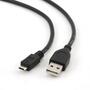 Дата кабель USB 2.0 AM to Micro 5P 0.1m Cablexpert (CCP-mUSB2-AMBM-0.1M) - 1