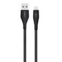 Дата кабель USB 2.0 AM to Lightning 2.0m DuraTek™ Plus black Belkin (F8J236BT10-BLK) - 1
