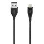 Дата кабель USB 2.0 AM to Lightning 2.0m DuraTek™ Plus black Belkin (F8J236BT10-BLK) - 2