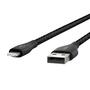 Дата кабель USB 2.0 AM to Lightning 2.0m DuraTek™ Plus black Belkin (F8J236BT10-BLK) - 3