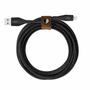 Дата кабель USB 2.0 AM to Lightning 2.0m DuraTek™ Plus black Belkin (F8J236BT10-BLK) - 4