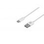 Дата кабель USB 3.0 AM to Type-C 1.0m white 2E (2E-CCTAB-WT) - 1