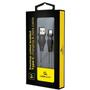 Дата кабель USB 2.0 AM to Type-C 2.0m Cablexpert (CC-USB2B-AMCM-2M-BW) - 1