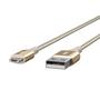 Дата кабель USB 2.0 AM to Micro 5P 1.2m DuraTek Mixit 2.4A gold Belkin (F2CU051BT04-GLD) - 2