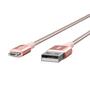 Дата кабель USB 2.0 AM to Micro 5P 1.2m DuraTek Mixit 2.4A rose gold Belkin (F2CU051BT04-C00) - 2