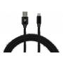 Дата кабель USB 2.0 AM to Micro 5P 1.0m Fur black 2E (2E-CCMTAC-BLACK) - 3