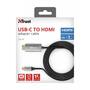 Кабель мультимедийный USB-C to HDMI 1.8м BLACK Trust (23332) - 9